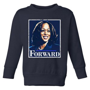 President Kamala Harris Forward Presidential Election 2024 Toddler Sweatshirt