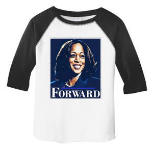 President Kamala Harris Forward Presidential Election 2024 Toddler Fine Jersey T-Shirt