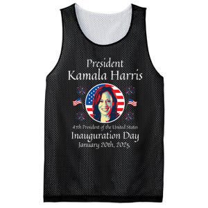 President Kamala Harris Inauguration 2025 Mesh Reversible Basketball Jersey Tank