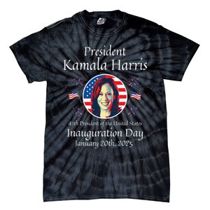 President Kamala Harris Inauguration 2025 Tie-Dye T-Shirt