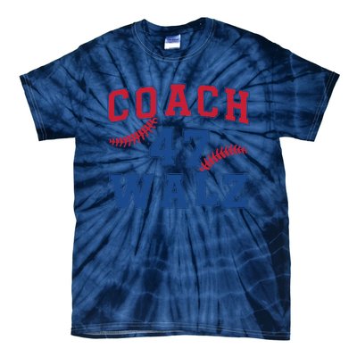 President Kamala Harris Funny Baseball Style Coach 47 Walz Tie-Dye T-Shirt