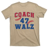 President Kamala Harris Funny Baseball Style Coach 47 Walz T-Shirt