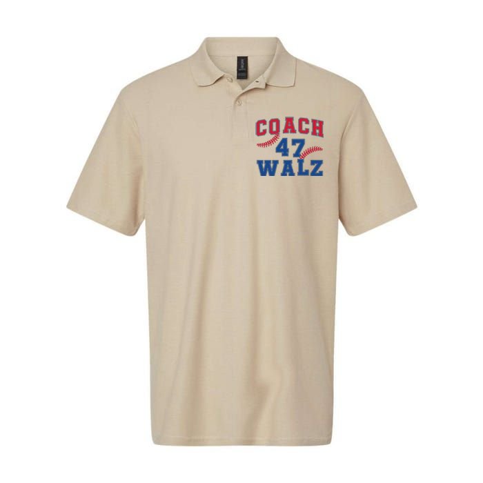 President Kamala Harris Funny Baseball Style Coach 47 Walz Softstyle Adult Sport Polo