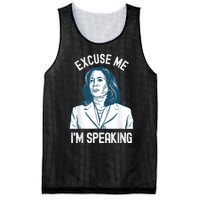 President Kamala Harris Excuse Me IM Speaking Mesh Reversible Basketball Jersey Tank