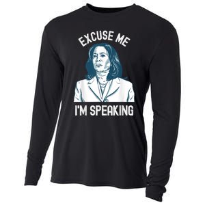 President Kamala Harris Excuse Me IM Speaking Cooling Performance Long Sleeve Crew