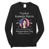 President Kamala Harris Inauguration 2025 Memorabilia Long Sleeve Shirt