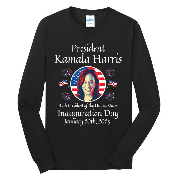 President Kamala Harris Inauguration 2025 Memorabilia Tall Long Sleeve T-Shirt