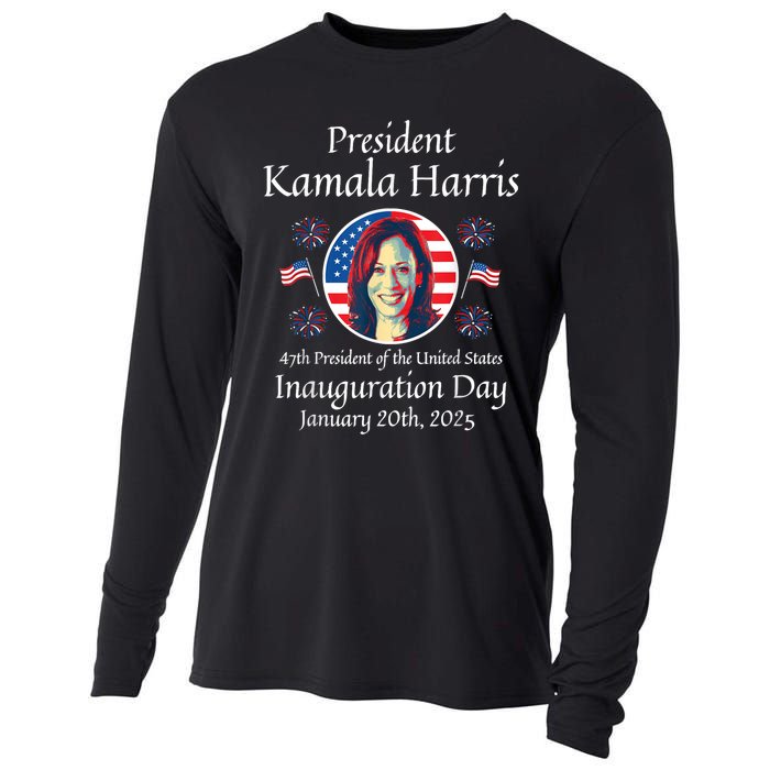 President Kamala Harris Inauguration 2025 Memorabilia Cooling Performance Long Sleeve Crew