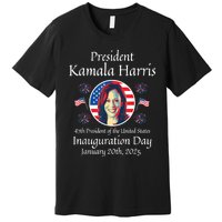 President Kamala Harris Inauguration 2025 Memorabilia Premium T-Shirt