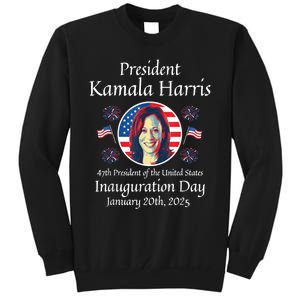 President Kamala Harris Inauguration 2025 Memorabilia Tall Sweatshirt