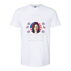 President Kamala Harris Inauguration 2025 Memorabilia Softstyle CVC T-Shirt