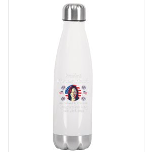 President Kamala Harris Inauguration 2025 Memorabilia Cool Gift Stainless Steel Insulated Water Bottle