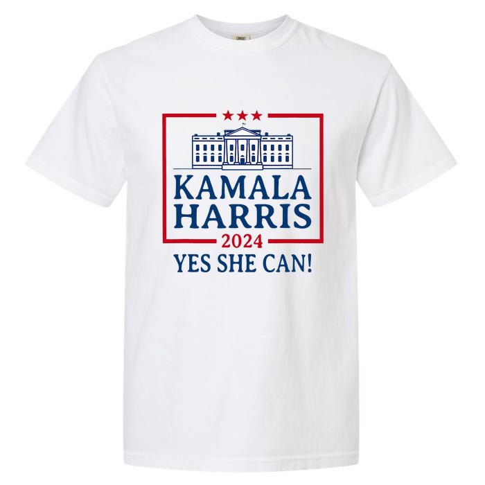 Pro Kamala Harris Yes She Can Kamala Harris 2024 President Garment-Dyed Heavyweight T-Shirt