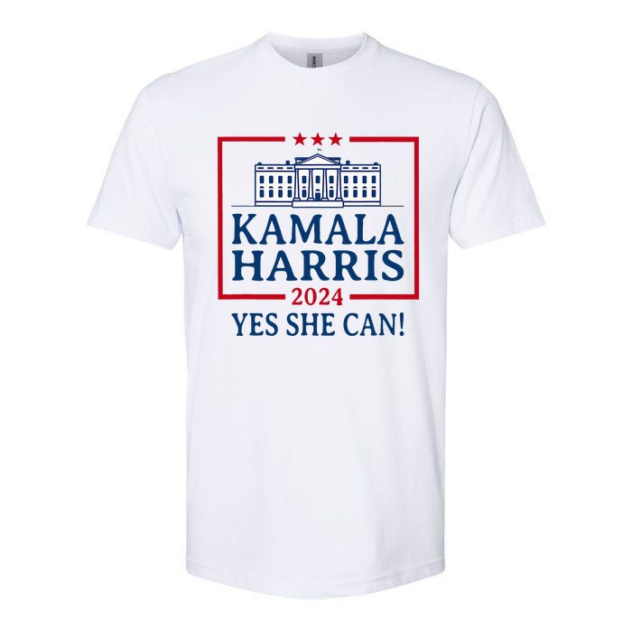 Pro Kamala Harris Yes She Can Kamala Harris 2024 President Softstyle CVC T-Shirt