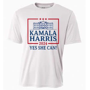 Pro Kamala Harris Yes She Can Kamala Harris 2024 President Cooling Performance Crew T-Shirt