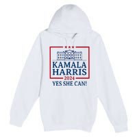 Pro Kamala Harris Yes She Can Kamala Harris 2024 President Premium Pullover Hoodie