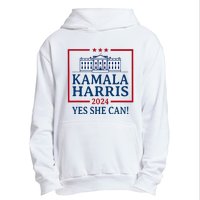 Pro Kamala Harris Yes She Can Kamala Harris 2024 President Urban Pullover Hoodie