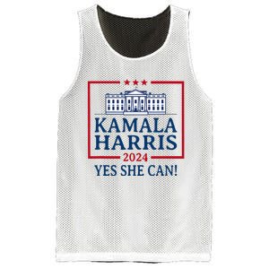 Pro Kamala Harris Yes She Can Kamala Harris 2024 President Mesh Reversible Basketball Jersey Tank