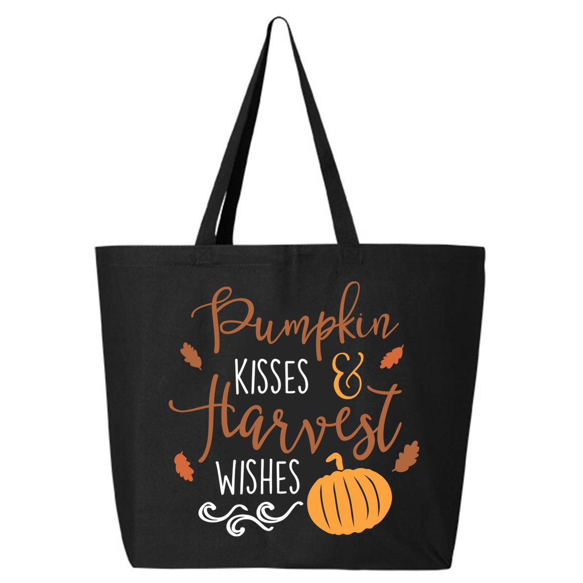 Pumpkin Kisses Harvest Wishes 25L Jumbo Tote