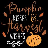 Pumpkin Kisses Harvest Wishes Toddler Hoodie