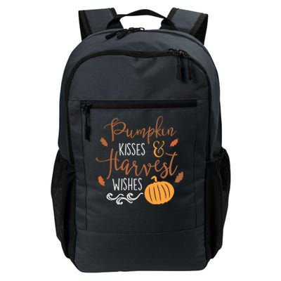 Pumpkin Kisses Harvest Wishes Daily Commute Backpack