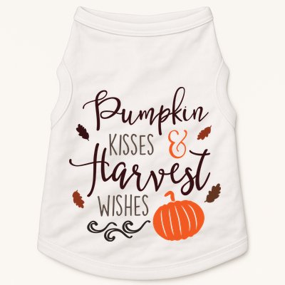 Pumpkin Kisses Harvest Wishes Doggie Tank