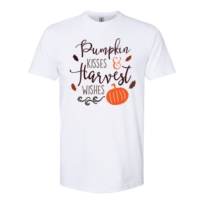 Pumpkin Kisses Harvest Wishes Softstyle CVC T-Shirt