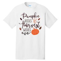 Pumpkin Kisses Harvest Wishes Tall T-Shirt