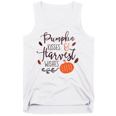 Pumpkin Kisses Harvest Wishes Tank Top