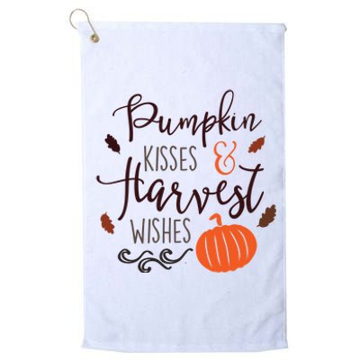 Pumpkin Kisses Harvest Wishes Platinum Collection Golf Towel