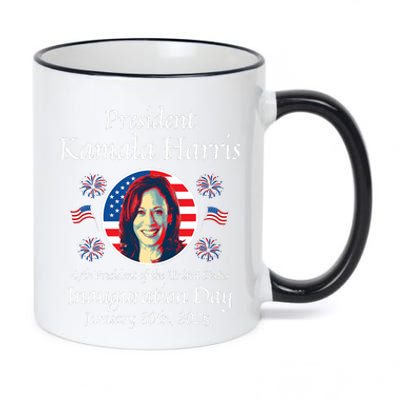 President Kamala Harris Inauguration 2025 Memorabilia 11oz Black Color Changing Mug