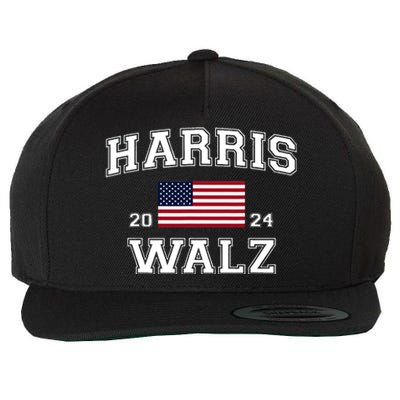 President Kamala Harris Tim Walz 2024 Election Vote Wool Snapback Cap