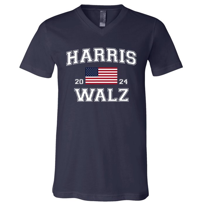 President Kamala Harris Tim Walz 2024 Election Vote V-Neck T-Shirt