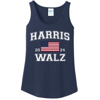 President Kamala Harris Tim Walz 2024 Election Vote Ladies Essential Tank