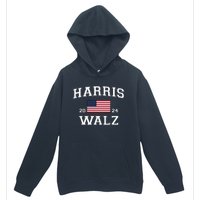 President Kamala Harris Tim Walz 2024 Election Vote Urban Pullover Hoodie