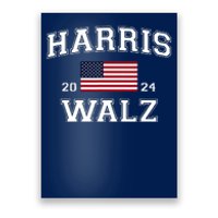 President Kamala Harris Tim Walz 2024 Election Vote Poster