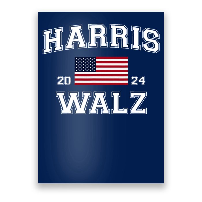 President Kamala Harris Tim Walz 2024 Election Vote Poster