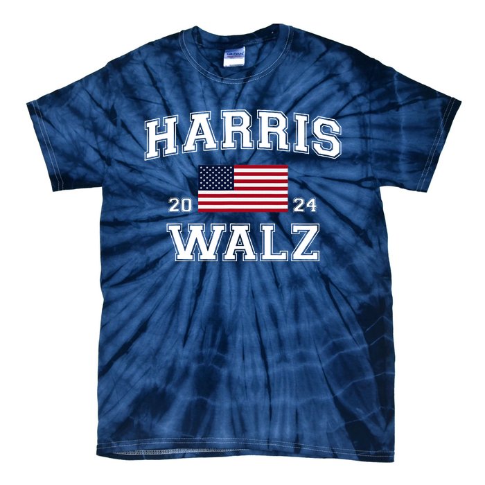 President Kamala Harris Tim Walz 2024 Election Vote Tie-Dye T-Shirt