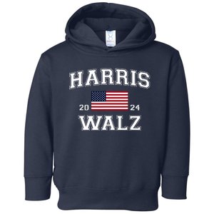 President Kamala Harris Tim Walz 2024 Election Vote Toddler Hoodie