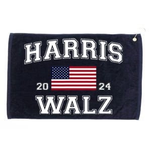 President Kamala Harris Tim Walz 2024 Election Vote Grommeted Golf Towel