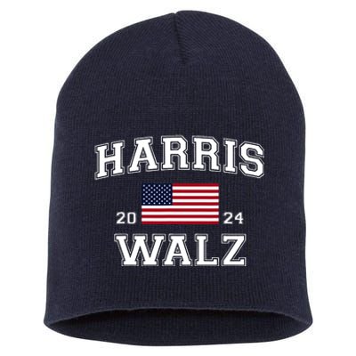 President Kamala Harris Tim Walz 2024 Election Vote Short Acrylic Beanie