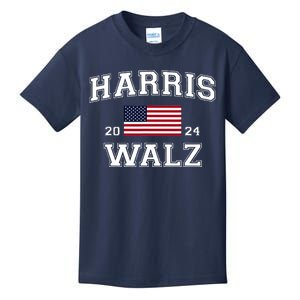 President Kamala Harris Tim Walz 2024 Election Vote Kids T-Shirt