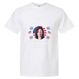 President Kamala Harris Inauguration 2025 Memorabilia Garment-Dyed Heavyweight T-Shirt