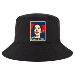 Poster Kamala Harris For President 2024 Madam Vice President Cool Comfort Performance Bucket Hat