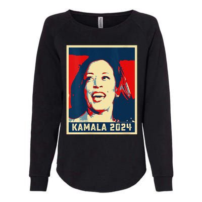 Poster Kamala Harris For President 2024 Madam Vice President Womens California Wash Sweatshirt