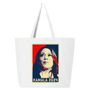 Poster Kamala Harris For President 2024 Madam Vice President 25L Jumbo Tote