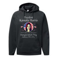 President Kamala Harris Inauguration 2025 Memorabilia Performance Fleece Hoodie