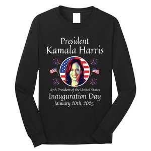 President Kamala Harris Inauguration 2025 Memorabilia Long Sleeve Shirt