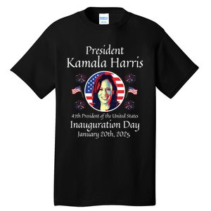 President Kamala Harris Inauguration 2025 Memorabilia Tall T-Shirt