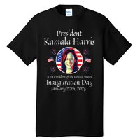 President Kamala Harris Inauguration 2025 Memorabilia Tall T-Shirt